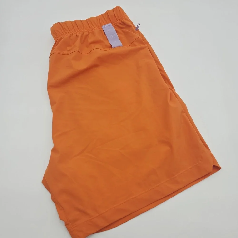 Fabletics The One Shorts Men's XL Orange Athletic Linerless Gym Shorts 7